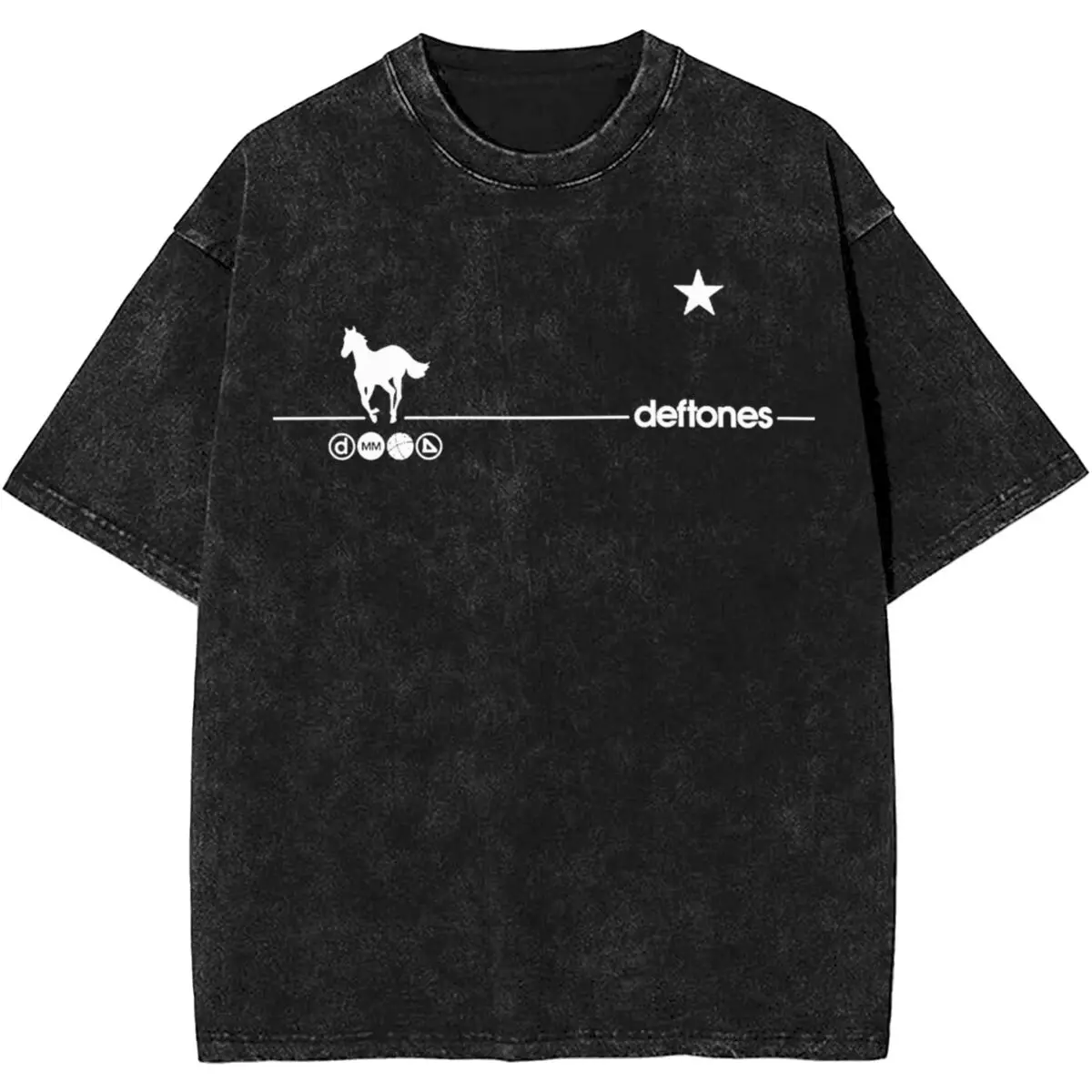 Deftones Rock Band Ohms White Pony Washed Shirts Streetwear for Men Women metal Vintage Tee Shirt Harajuku Streetwear