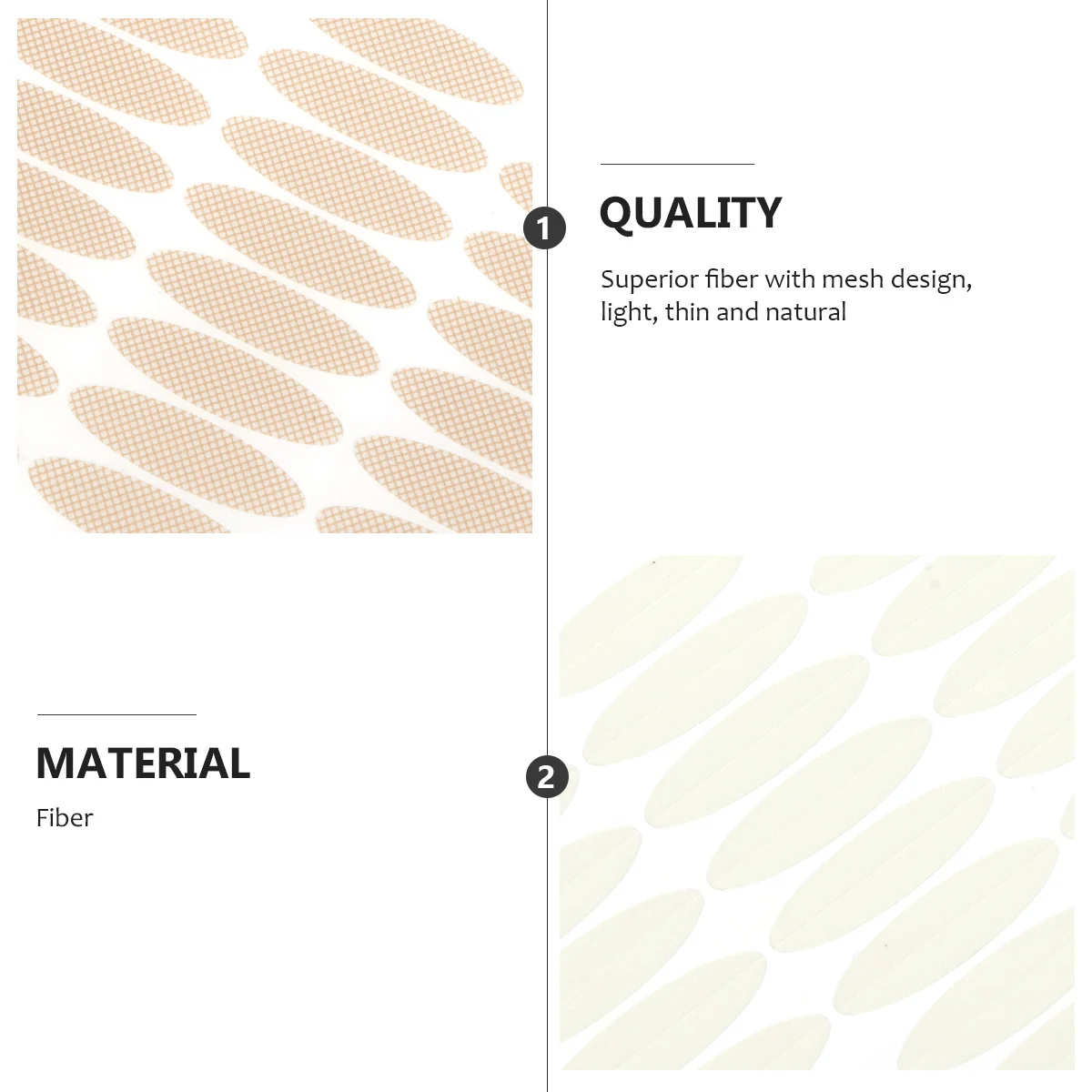 눈꺼풀 스티커 테이프 50매 얇은 쌍꺼풀 스티커 여성용 공기 투과성 뷰티 케어 도구 세트