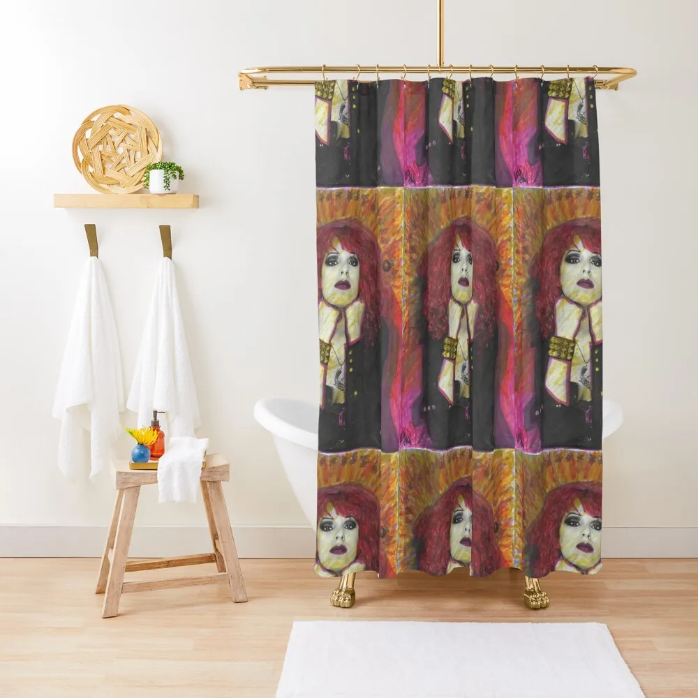 

Nancy Spungen pop art by Lexa Vonn Shower Curtain Bathroom Shower For Bathrooms Bathroom Showers Bathroom Accessory Curtain