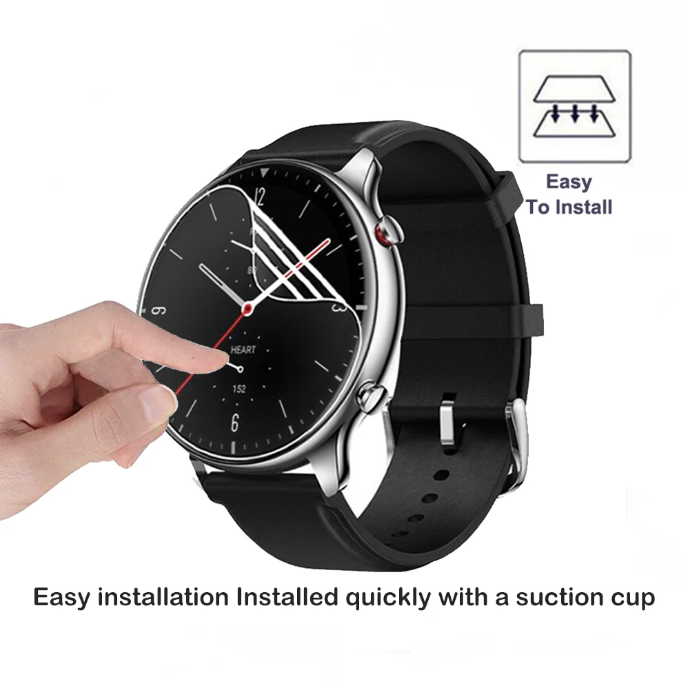 1/5/10 Cái TPU Hydrogel Cho Xiaomi AMAZFIT GTR 2 2e 3 Pro GTR2 Đồng Hồ Thông Minh SmartWatch Màn Hình bảo Vệ Cho Amazfit GTR 2e Bộ Phim Không Kính