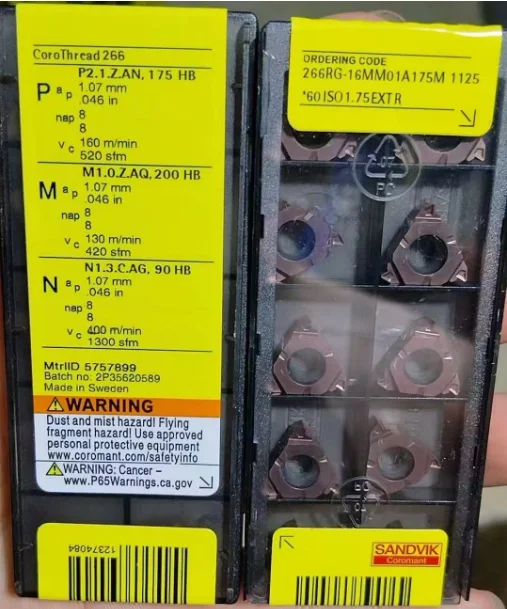 

Hard alloy cutting blades 266RG-16MM01A175M 1125 1135
