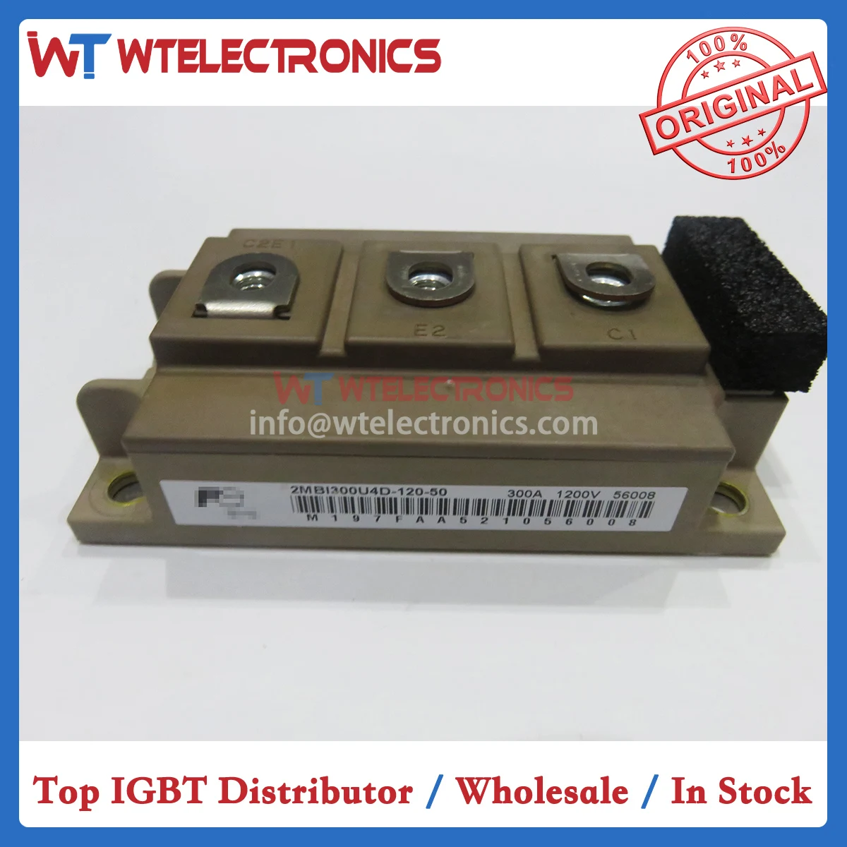 

New Original 2MBI300U4D-120-50 IGBT Module 2MBI300U4D 120 50 2MBI300U4D12050
