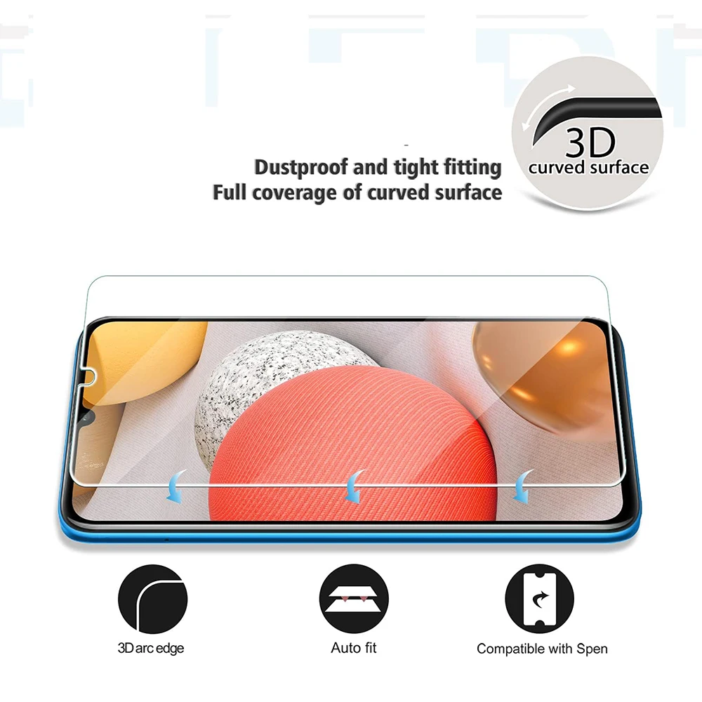 3pcs Tempered Glass Film For Samsung Galaxy A10 A20 A30 A50 A11 A31 A51 A71 4G 5G A12 A22 A32 A42 A52 A72 A30S Screen Protector