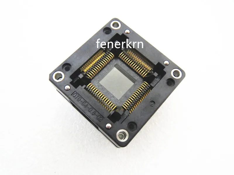 OTQ-64-0.8-01 OTQ-64-0.8-02 OTQ-64-0.8-03 Test Socket Programming and Burning Socket