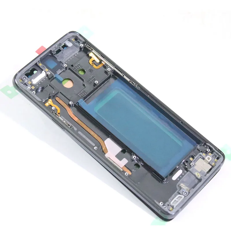 Super AMOLED Replacement For Samsung S9 G960 G960F LCD Display Touch Screen S9 Plus G965 G965F with Back Glass