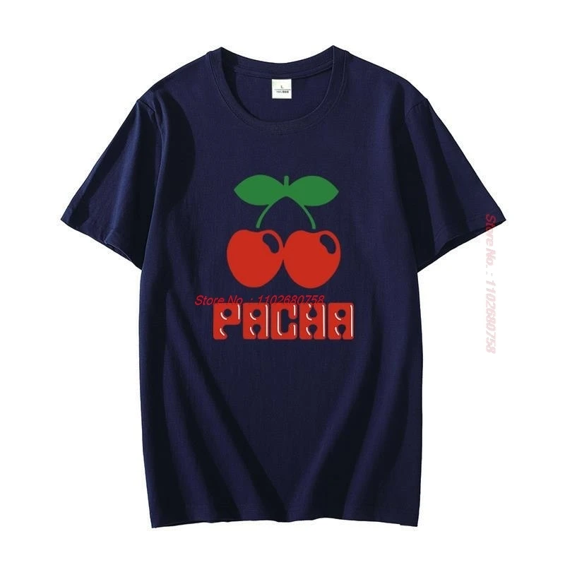 Pacha Ibiza Unisex Fashion Graphic T Shirts Cotton Big Size Short Sleeve T Shirt Summer High Quality Mens Shirts And T-Shirts