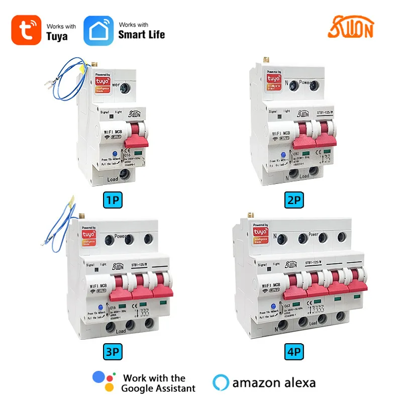 

Smart WiFi Circuit Breaker Air Switch Main Brake Mobile Phone Remote APP Control Graffiti Wireless Timing Air Opening 220V