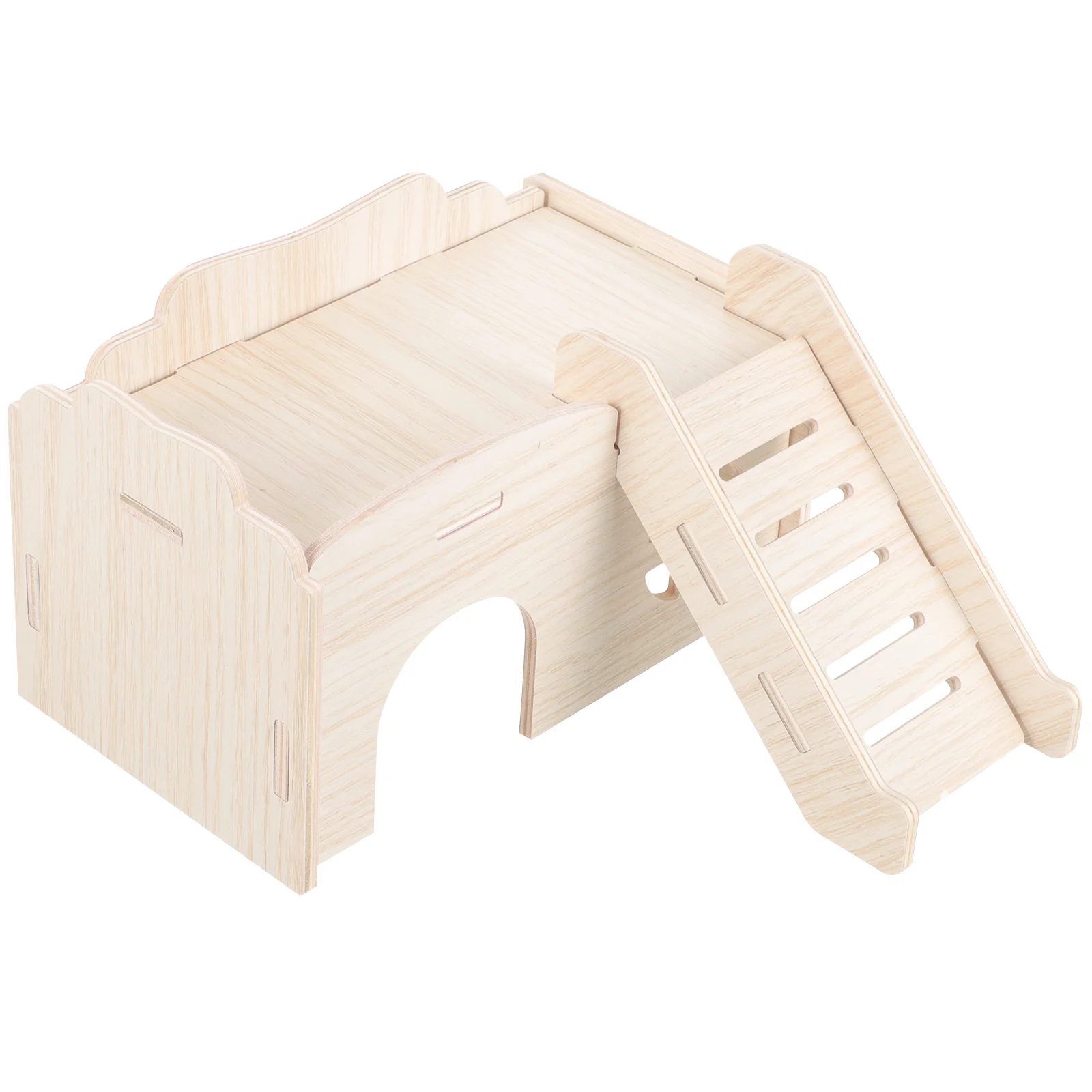 

Toy Room Wooden Hamster Bed Bunny Toys Rabbit Playground Dwarf Solid for Hamsters House