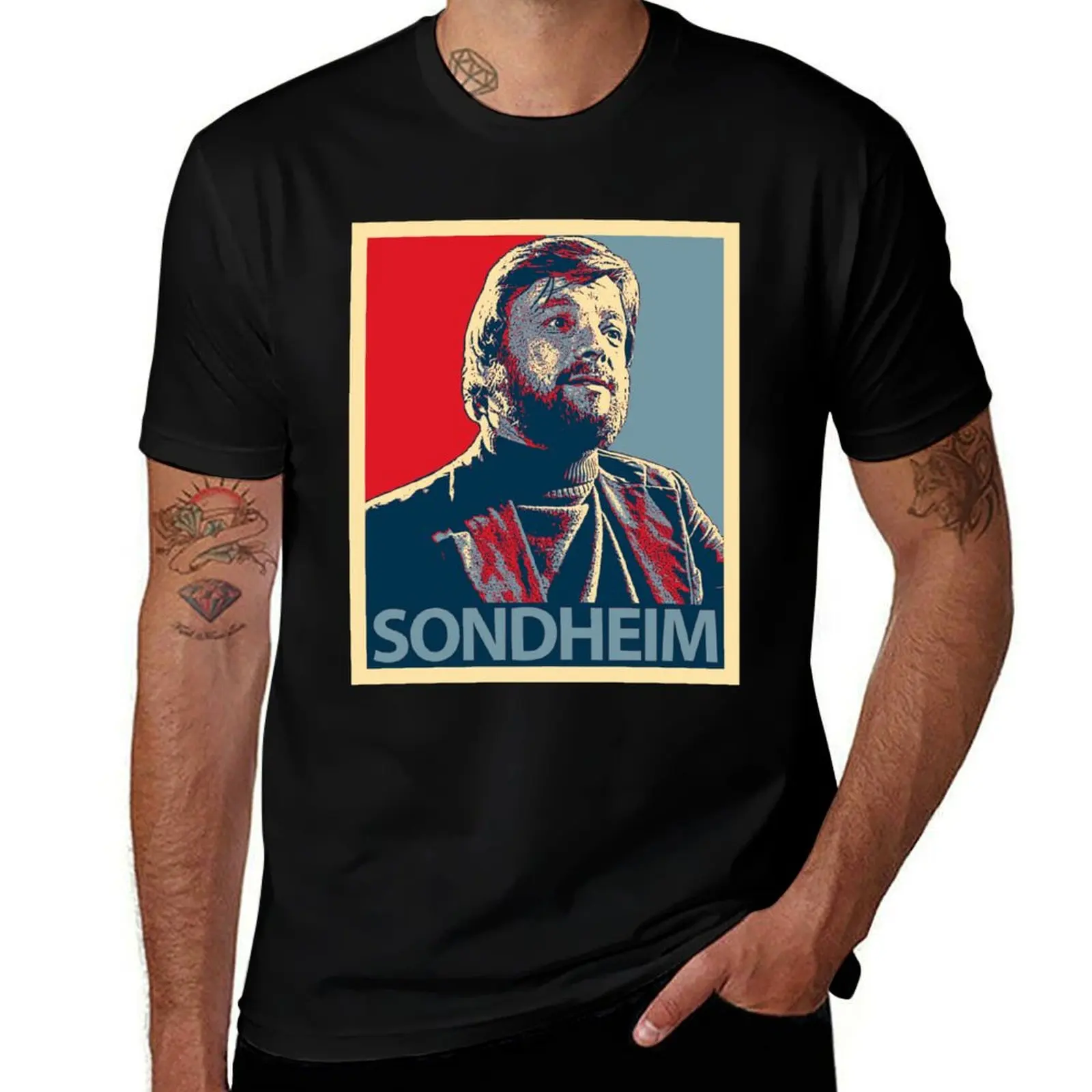 

Stephen Sondheim T-Shirt summer clothes customs aesthetic clothes shirts graphic t shirts for men cotton