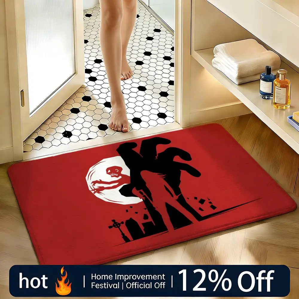 Soft Absorbent Non-Slip Rug Show Buffy The Vampire Slayer Floor Mat Home Decor Doormat Bedroom Floor Mat Shower Carpet