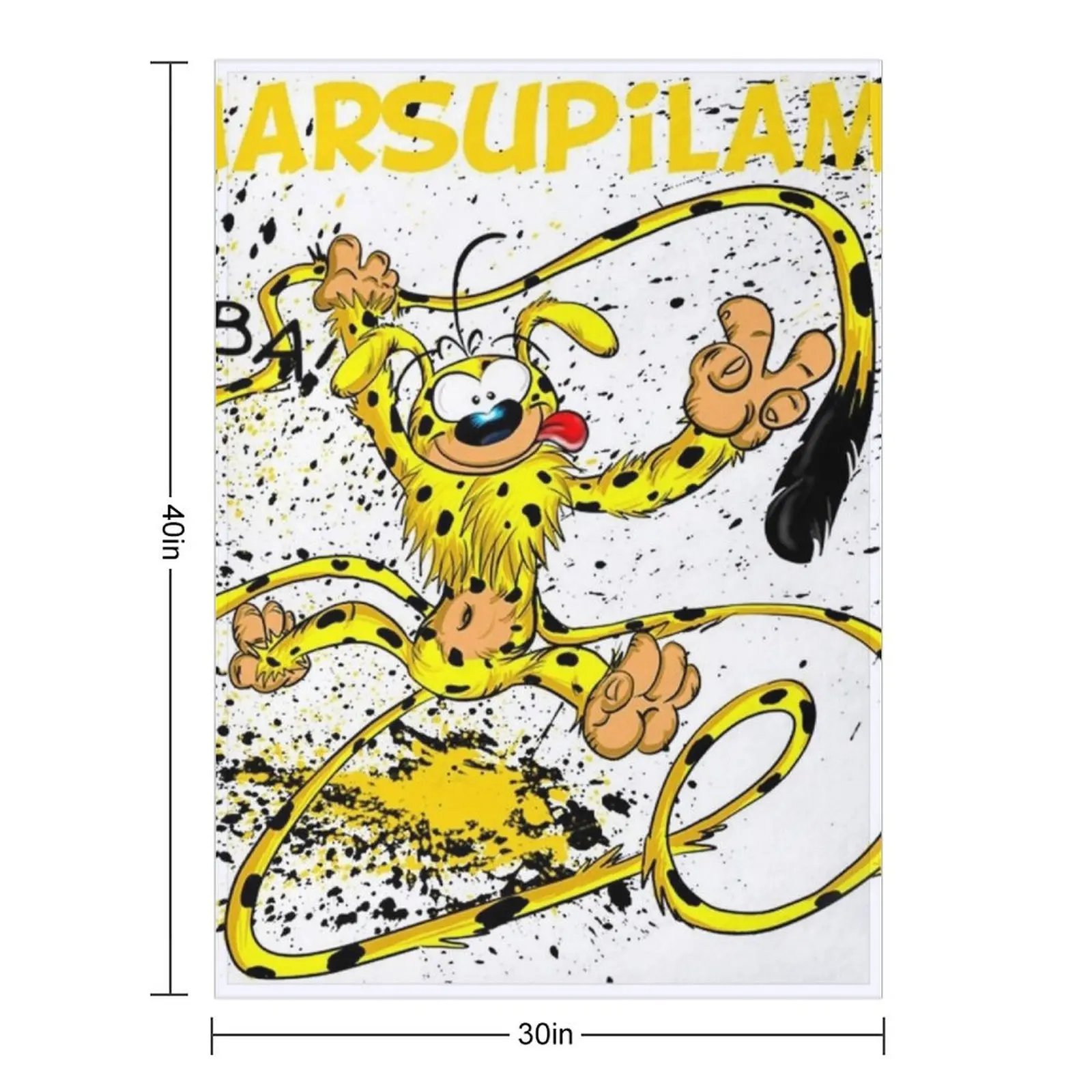 Marsupilami - Houba Throw Blanket Blankets For Baby Soft Plush Plaid Luxury Throw Soft Big Plush Moving Blankets