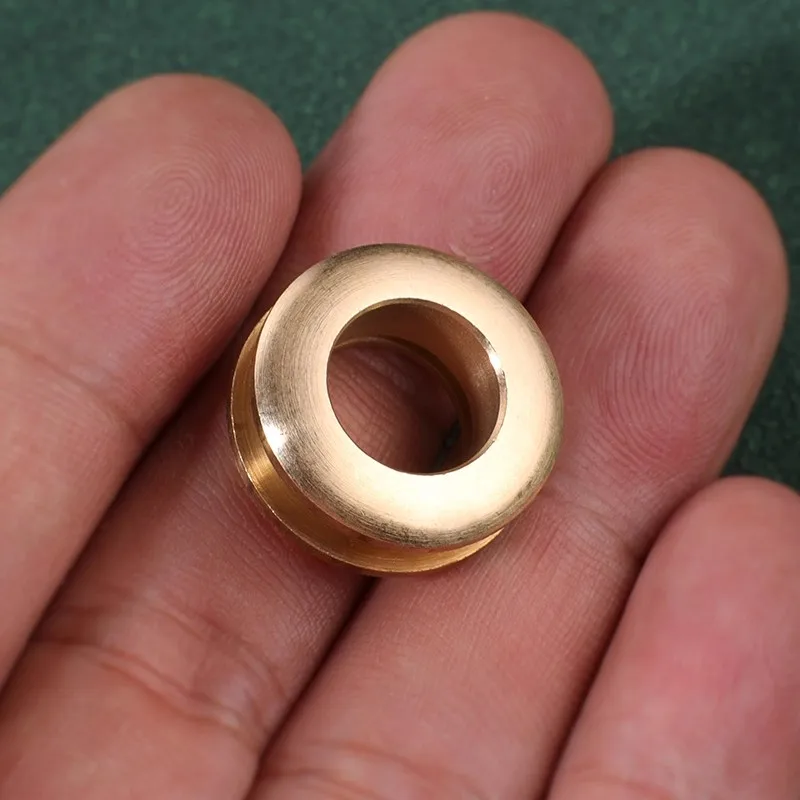 One Pcs 28*15mm Brass Gas Hole Screw Grommets Connection Eyelet Bag Part Handmade Cloth Ring Leather Craft Buckle Hardware