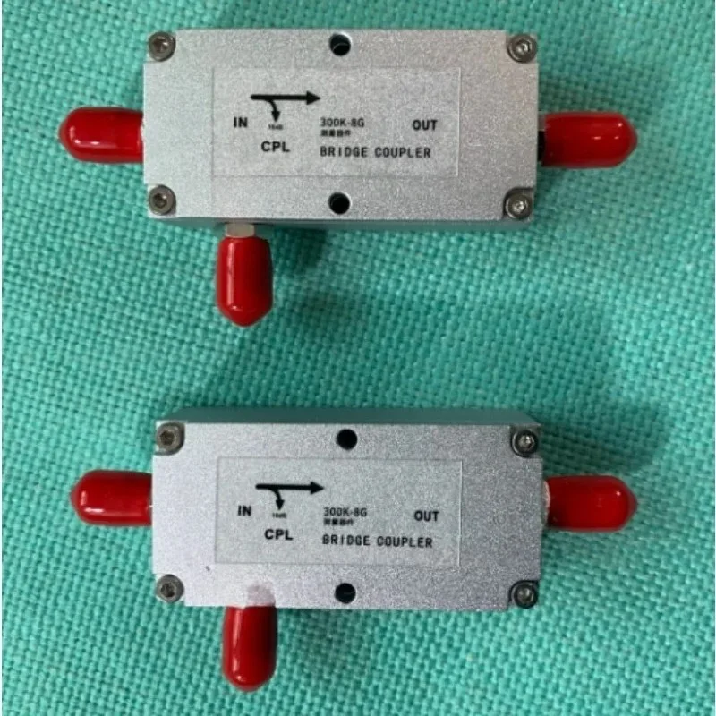 16dB RF Directional Bridge Coupler 300K-8G Stainless Connector Standing Wave Test Equipment