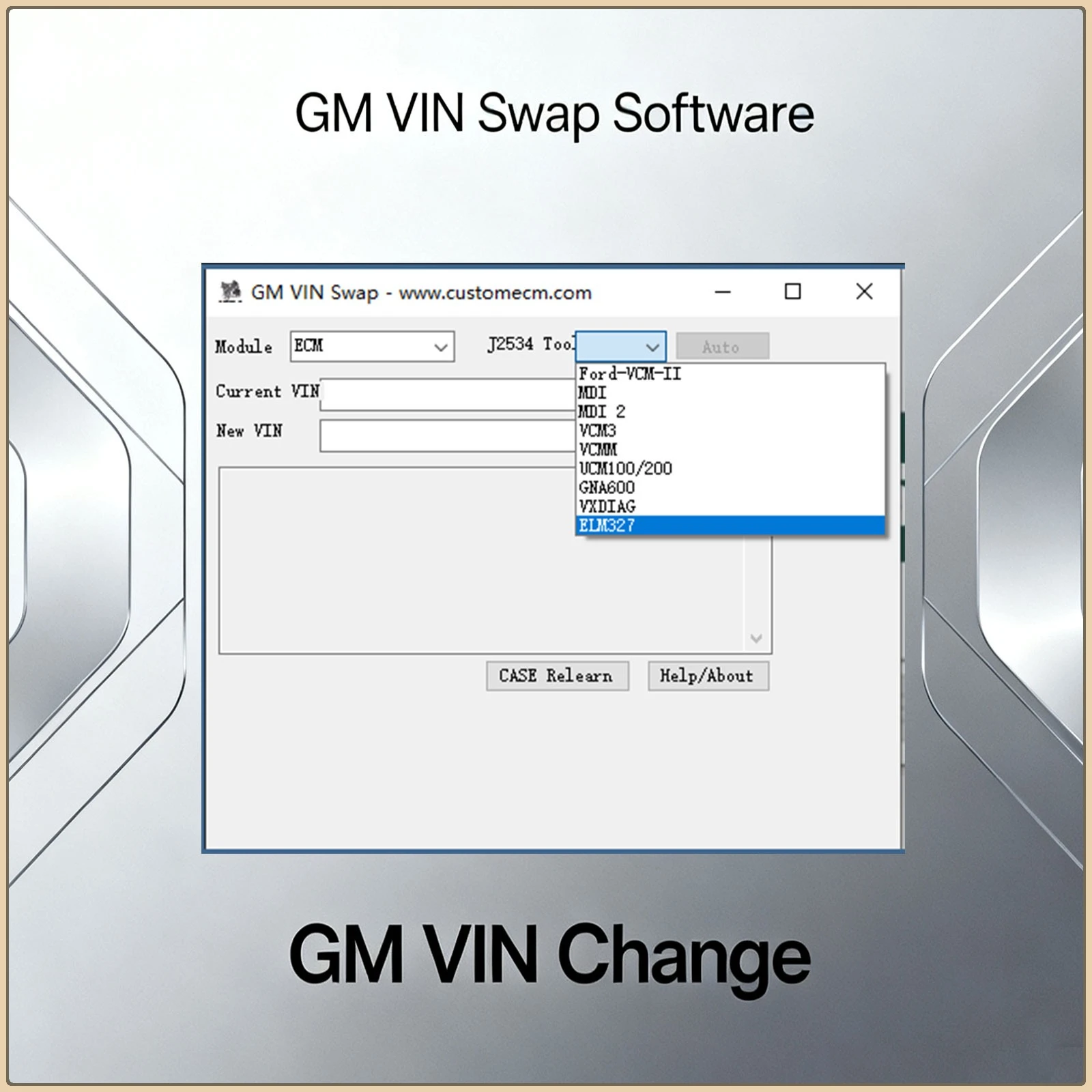 For GM Change VIN Read Write Vin Swap Tool Soft Vehicle Control Modules VIN Across Modules (ECM/TCM/BCM/IPC) Using J2534 Devices