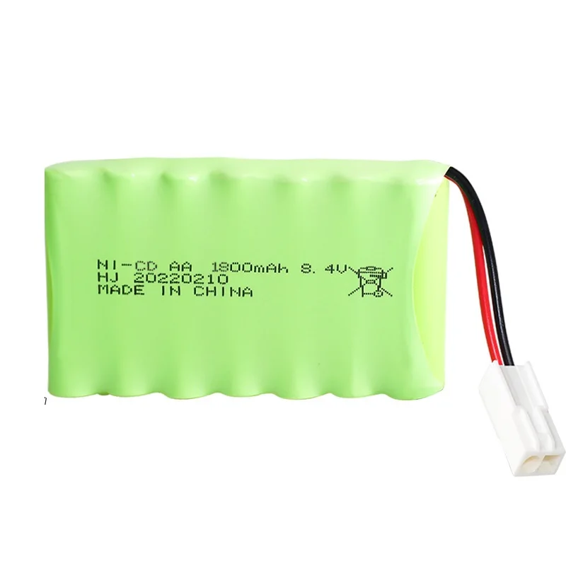 8.4v 1800mah NICD Battery for RC toy Car Boat gun Trucks Trains tank RC toy model Battery AA Ni-CD 8.4v battery pack