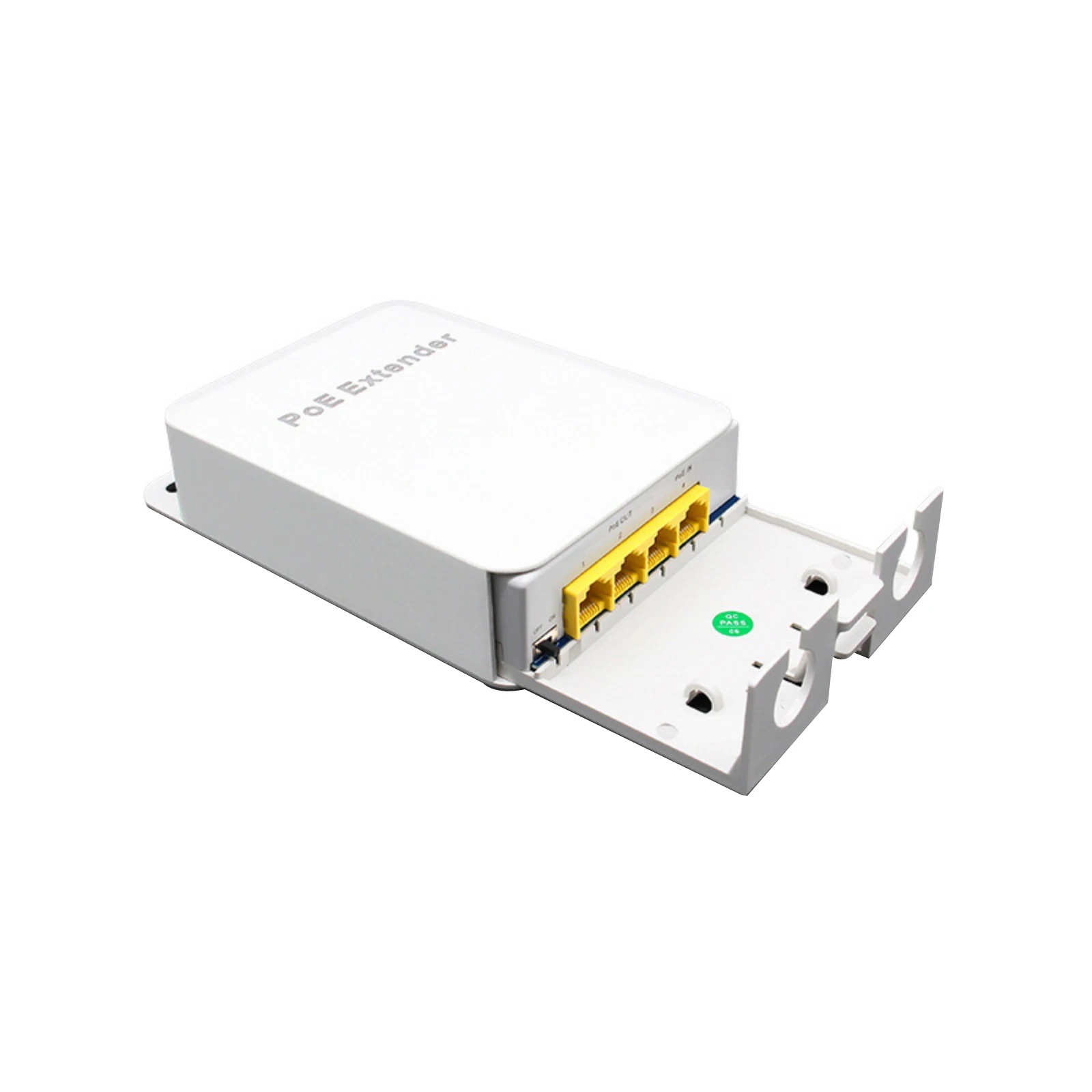 4 Port Waterproof POE Extender 4 Port Repeater 1 in 3 out 1000Mbps Outdoor Network IP55 VLAN 44-57V For POE Camera Accessories