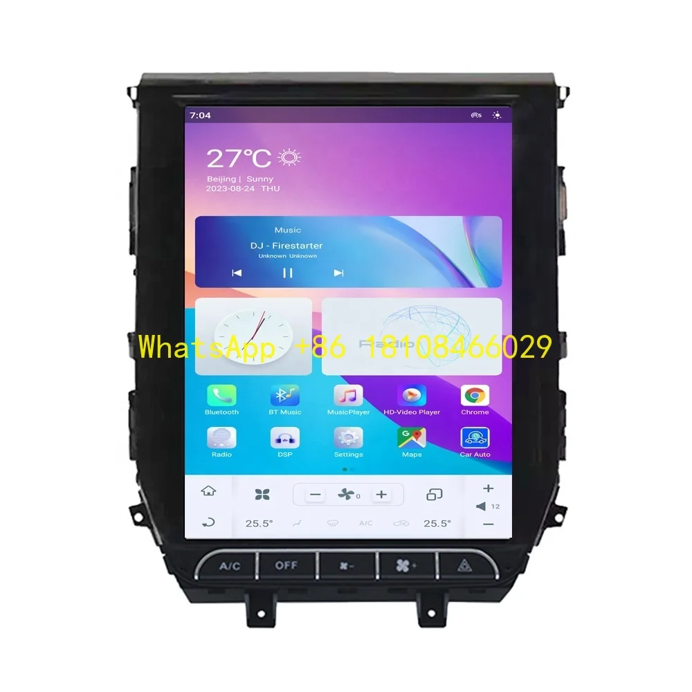 

RoadNavi Tesla Style Android 11 Car Radio for Toyota Land Cruiser 2016-2020 Car Multimedia Player Wireless Carplay 4G