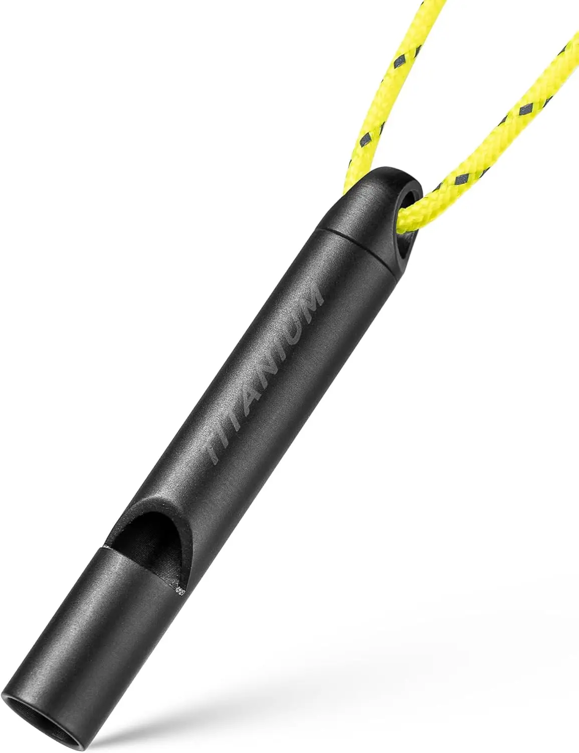 صفارة طوارئ صغيرة من التيتانيوم من TISUR، صفارات نجاة للسلامة مع حبل، صفارة خارجية للمدربين والرياضة وتدريب الكلاب #2