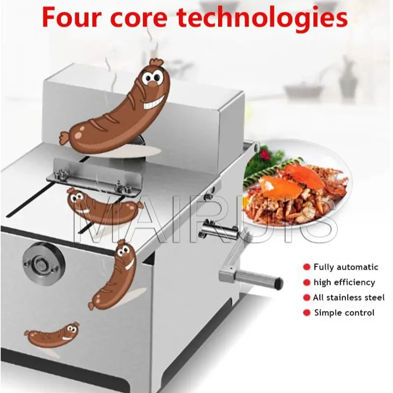 Food Grade Material Portable Manual Sausage Twisting Machine Sausages Knotting Tying Binding Linker Machines