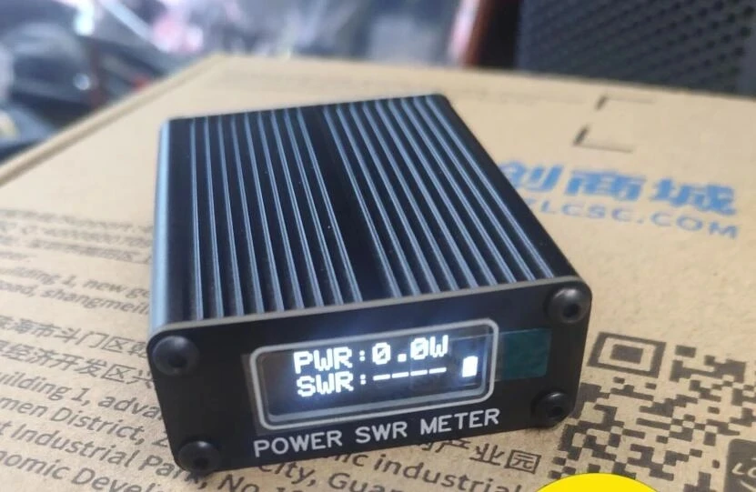 Mini QRP 1.6M-54Mhz SWR HF Short Wave Standing Wave Meter SWR Meter Power Meter + OLED +  Battery + USB Cable Based on G8GYW