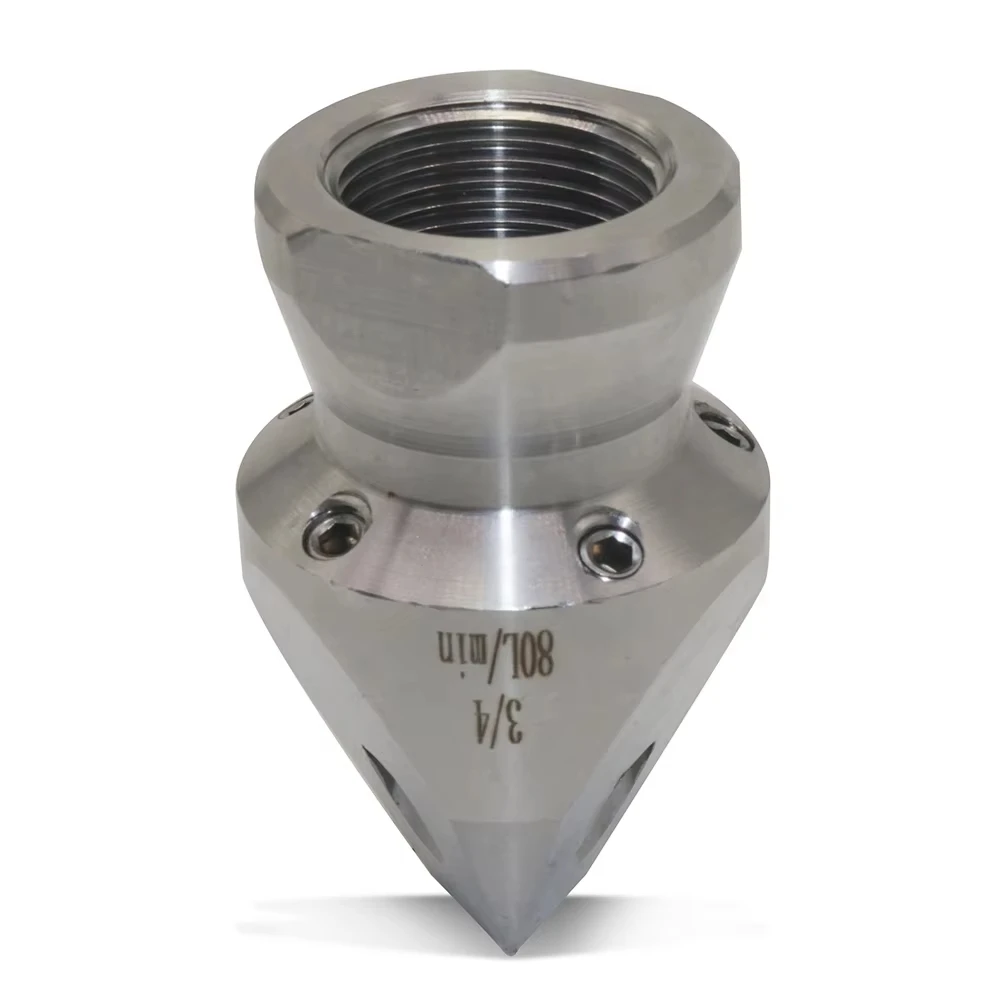 Customized High-pressure Rotary Sewer Spray Hose Drainage Cleaning Nozzle for Cleaning Equipment Parts 1/2 and 3/4