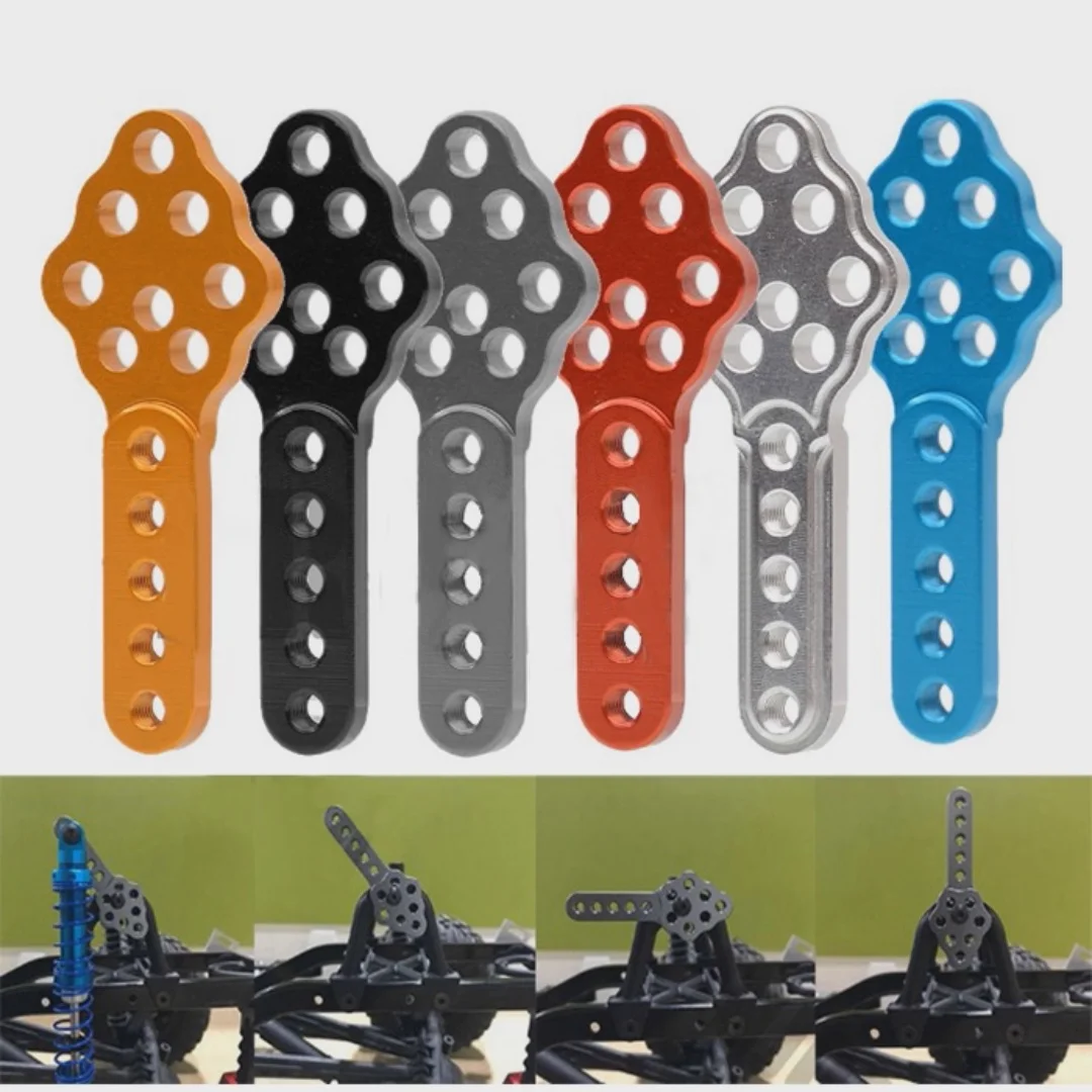 Aluminium Metal Shock Absorber Mount Adjust Height Angle Stand for 1/10 RC Crawler Axial SCX10 90046 90047 D90 D110 Upgrade Part
