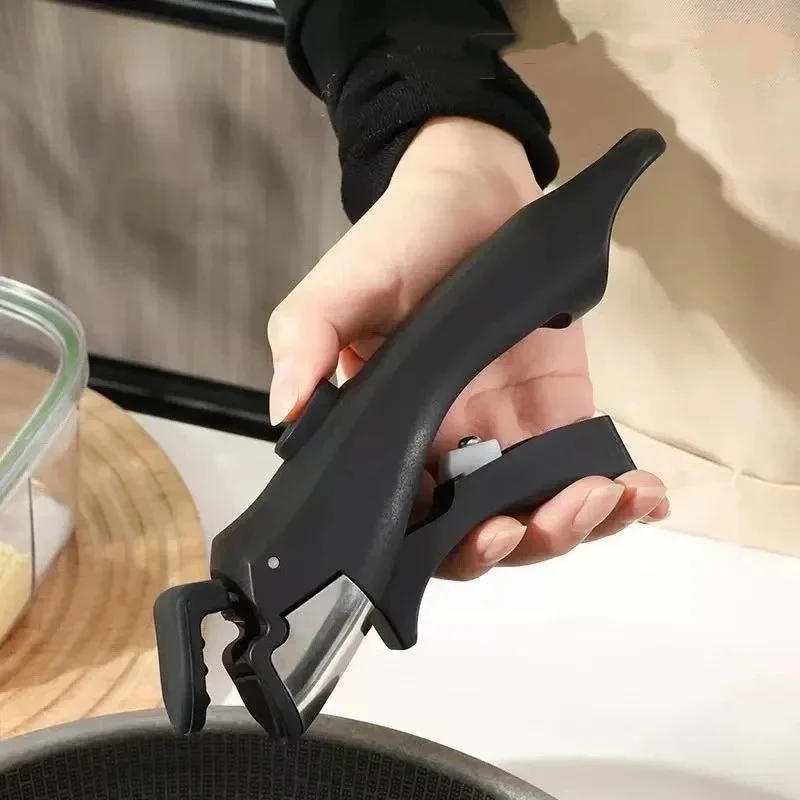

Black Detachable Cookware Handle Universal Pot Handle Suitable For All Cookware Household Portable Kitchen Gadget 1PCS