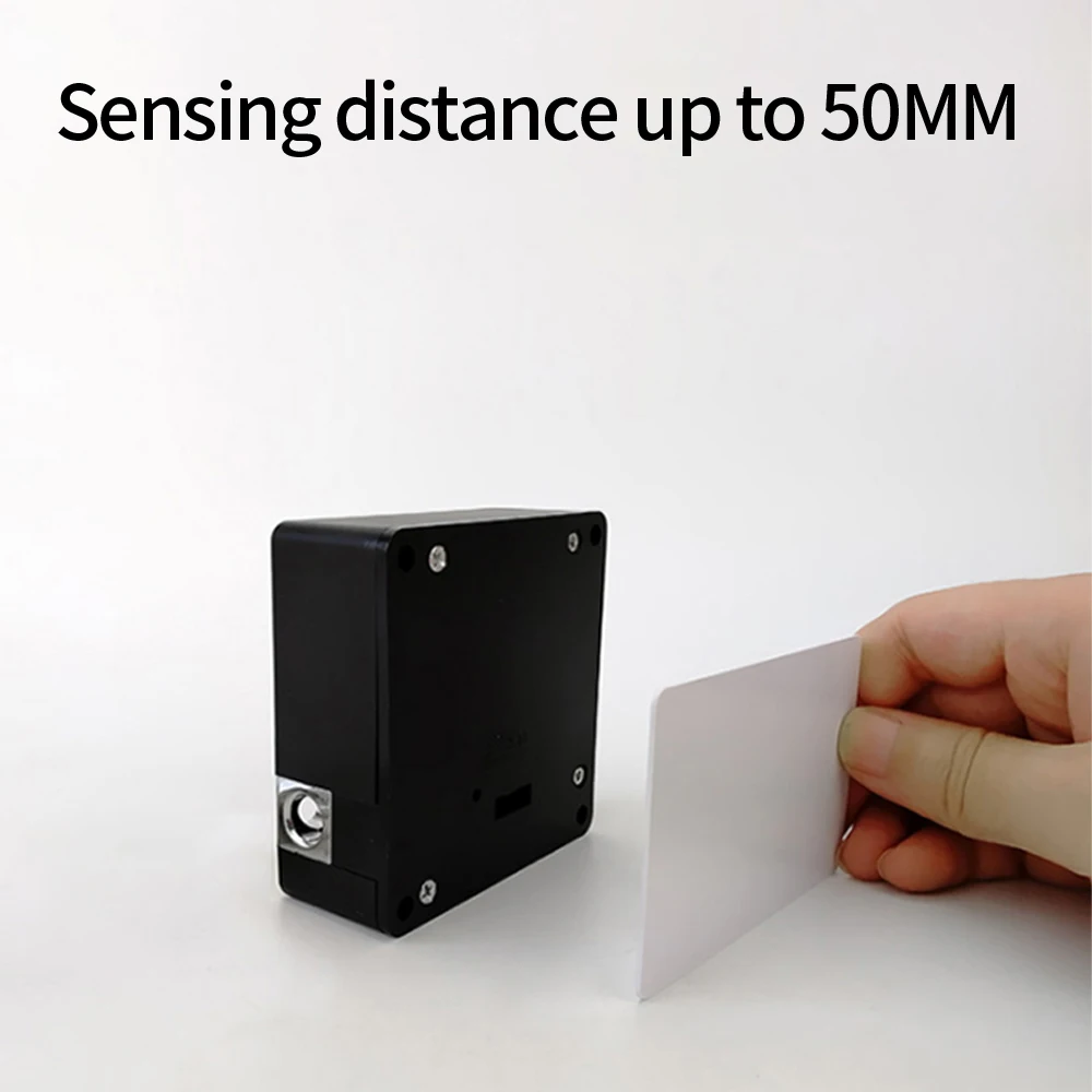 TTlock App Unlock Smart Cabinet Door Lock No-drilling Invisible 13.56Mhz IC Card Locker Furniture Drawer Electronic Smart Locks