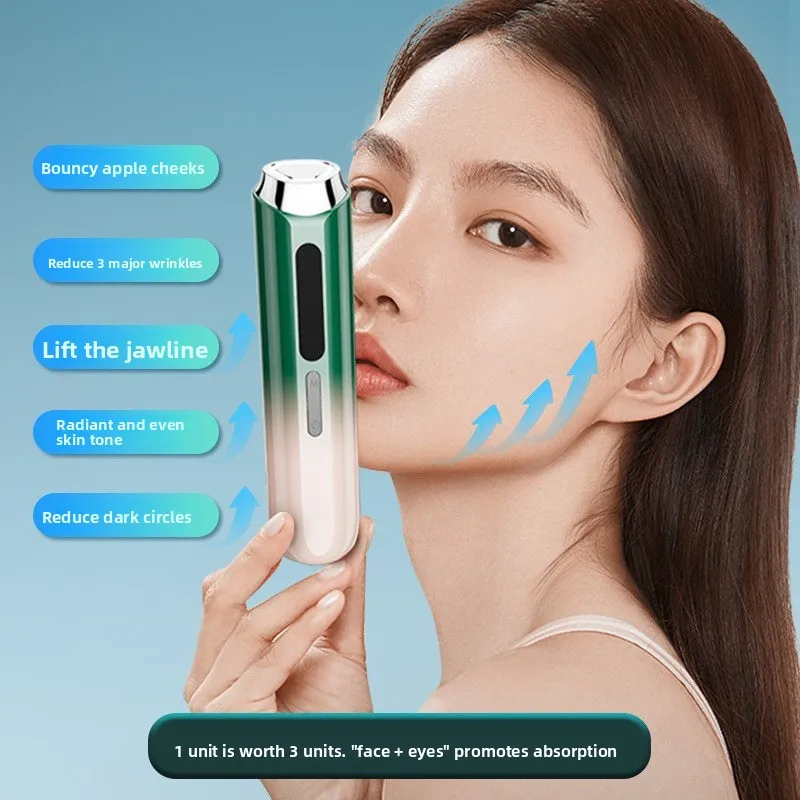 Portable Facial Beauty Device, Electric Skin Tightening & Eye Massage | Multifunctional Face Lifting & Cleansing Tool