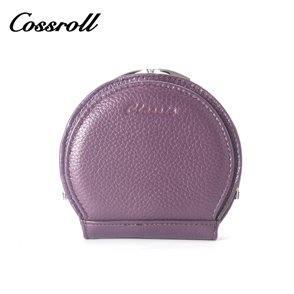 New Genuine Leather Wallet for Women, High-End First-Layer Cowhide Women's Coin Shell Coin Purse Wallet