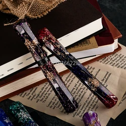 Beautiful BENU Resin Smooth Luxury Fountain Pen EF/F Nib Scepter Series Handmade Business Stationery Writing Pen