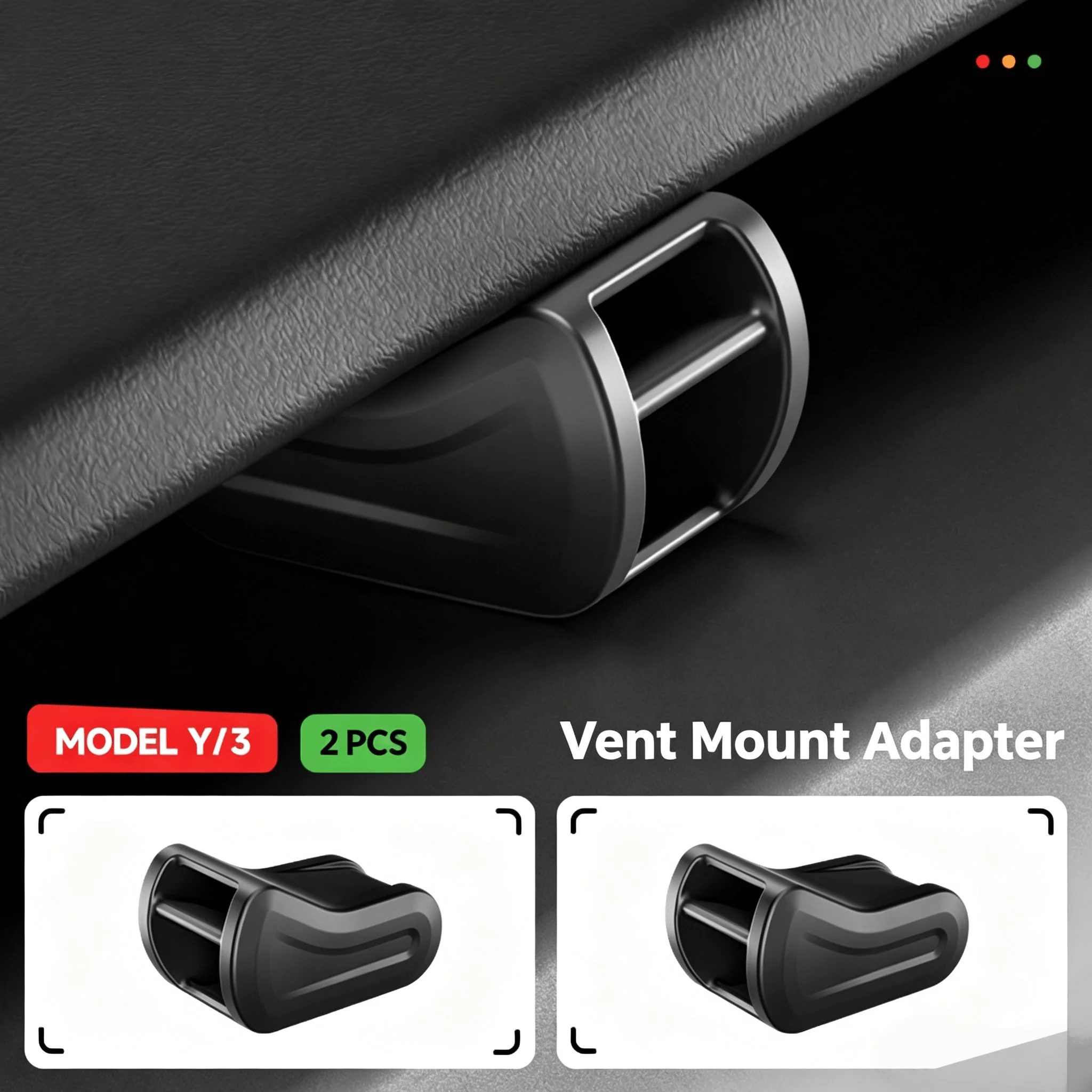 For Tesla Model 3 Y Juniper 2025 Air Freshener Adapter Air Outlet Aromatherapy Clip Silicone Car Air Vent Fragrance Clip