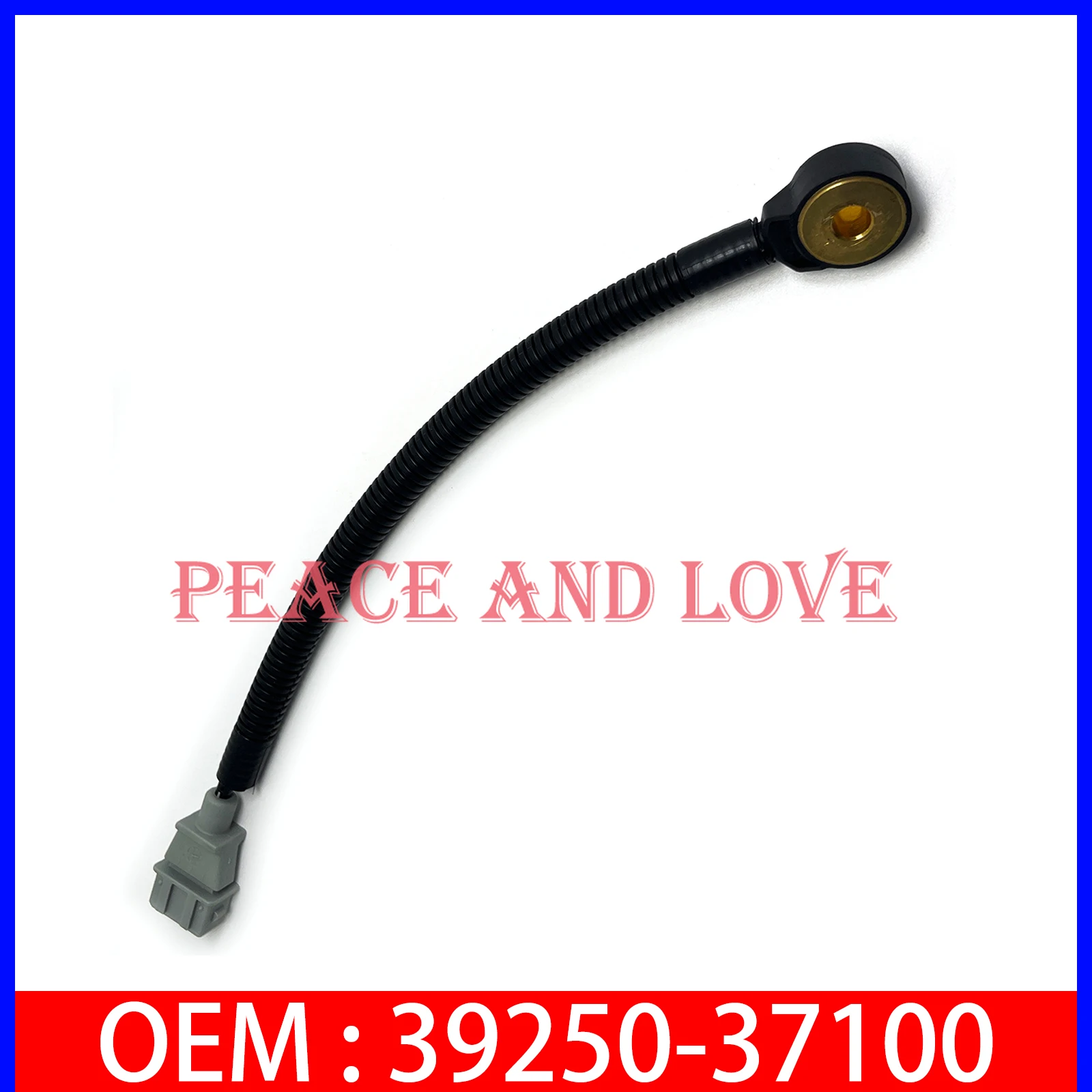 

39250-37100 New Ignition Knock Sensor for 1999-10 Hyundai Tucson Santa Fe Kia Optima 2.5L 2.7L 3925037100