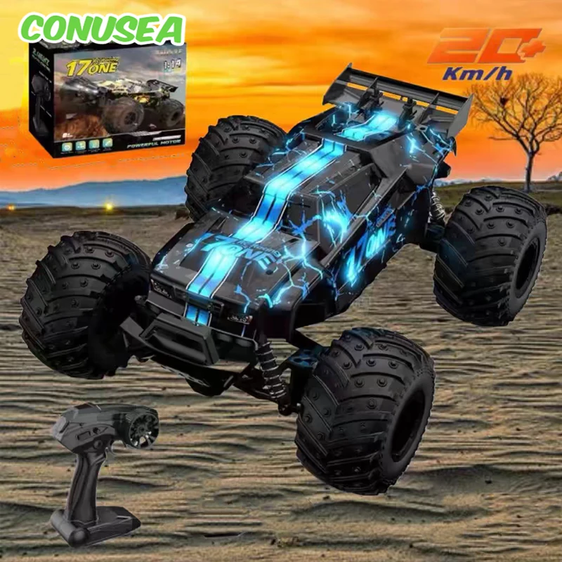 

1/14 Rc Racing Car 4WD Remote Control Climbing Off-Road Light 20KM/H High Speed Drift Racing Children's Electric Toys for Boys