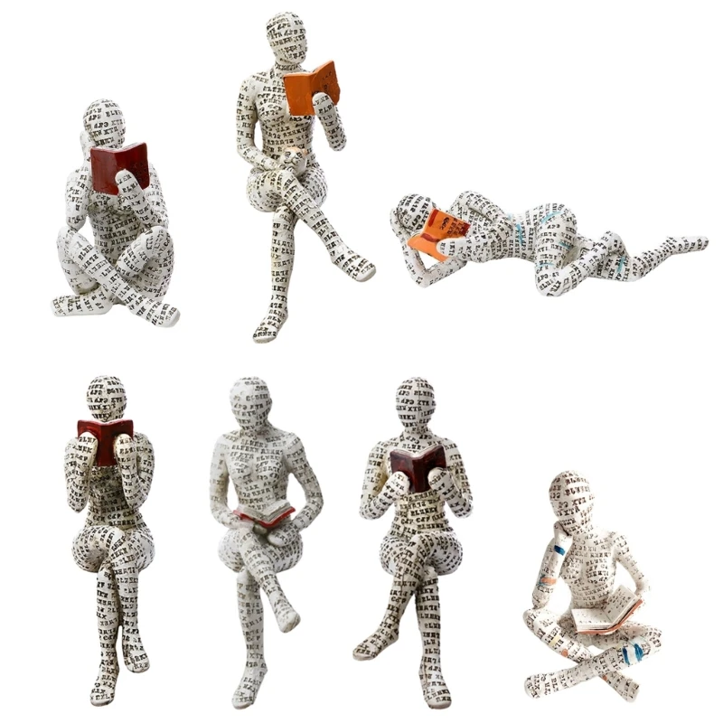 

Birthday Wedding Reading Book Women Resin Ornament Figurine Statue Children dropshipping