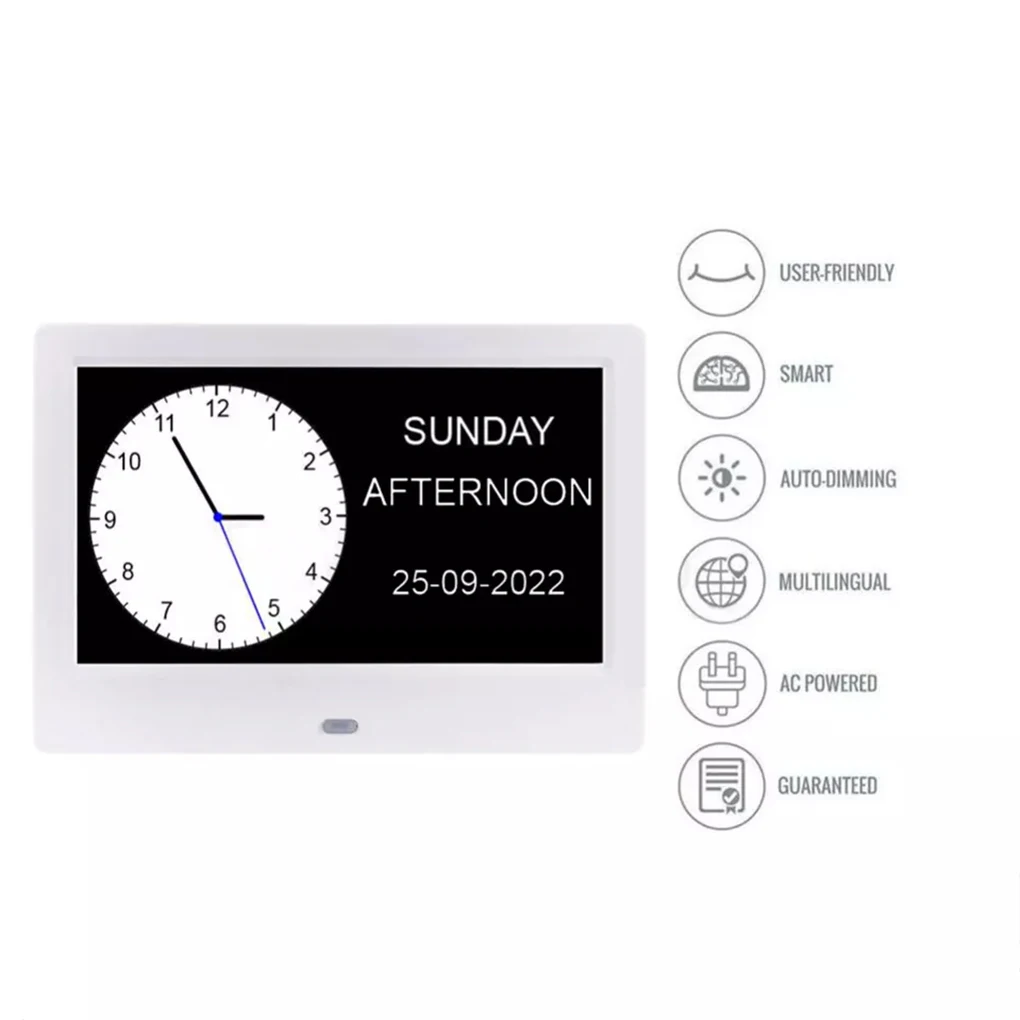 Electronic Desk Alarm Clock Digital Calendar With Medication Reminders Display Alarm Patients Clock Calendar Clock
