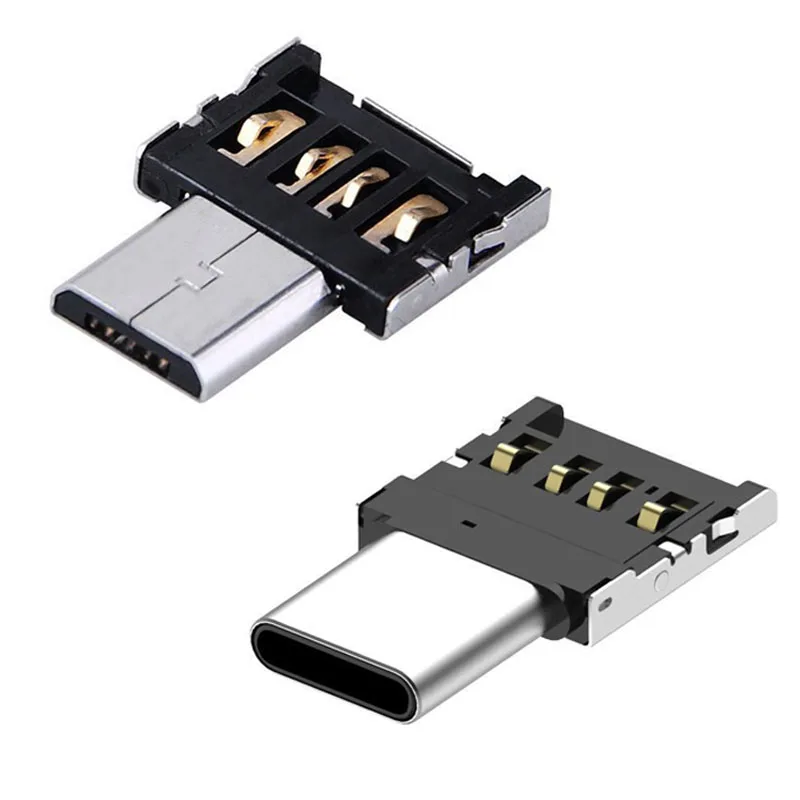 5/10 SZTUK OTG Adapter Micro USB typu C USB-C męski na USB 2.0 żeński Złącze danych dla Macbook Samsung Xiaomi Huawei Android Phone