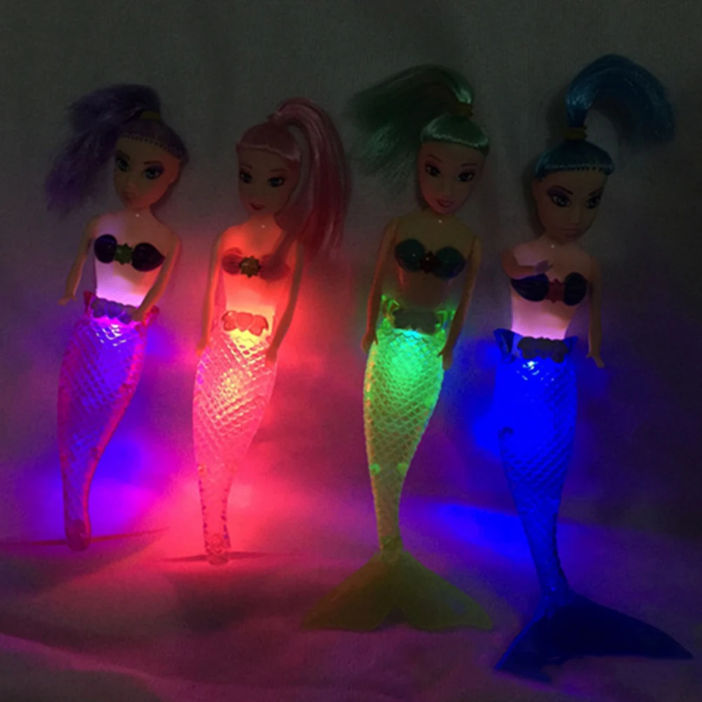 

Mermaid Princess LED Light Pleasant Color for Girls Children Toys Night Glow