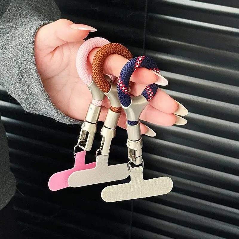 360 Rotating Ring Buckle Thumb Lanyard Secure Durable Phone Strap Accessory for Shopping Events Sport