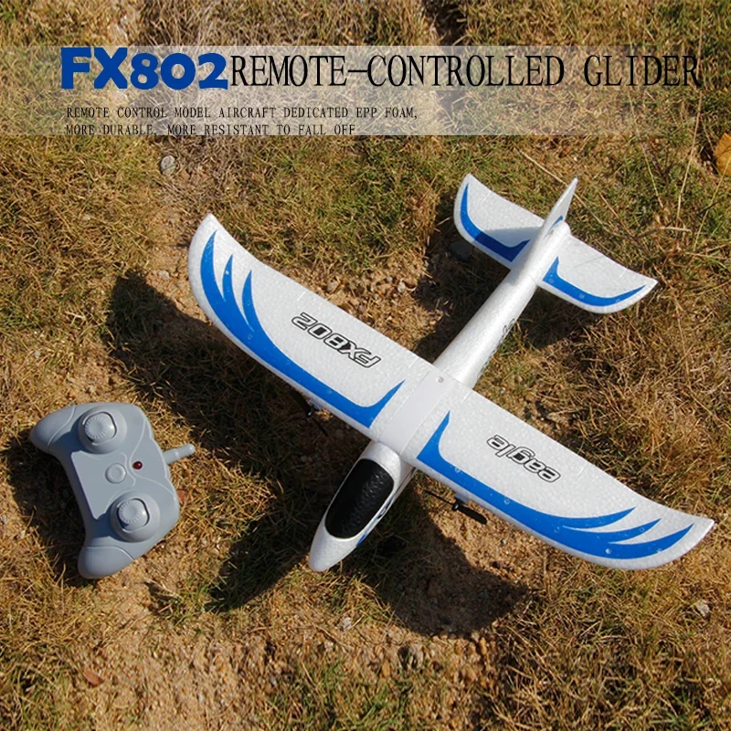 HYRC Beginner RC Plane Kit FX802 Cassna 182 Remote Control Airplane Electric Glider 2.4G Radio Aircraft Powerful Motor Toy Gifts