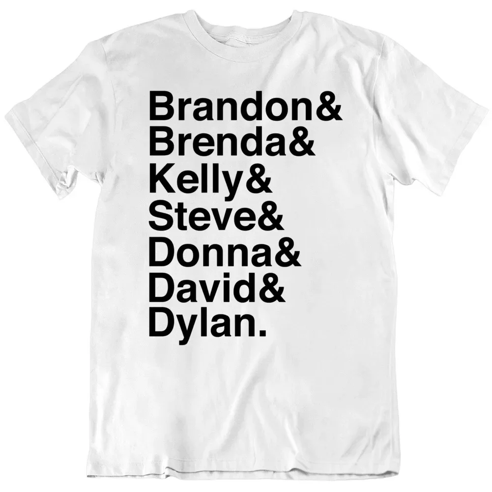 

Beverly Hills 90210 Names Classic TV Show Fan T Shirt