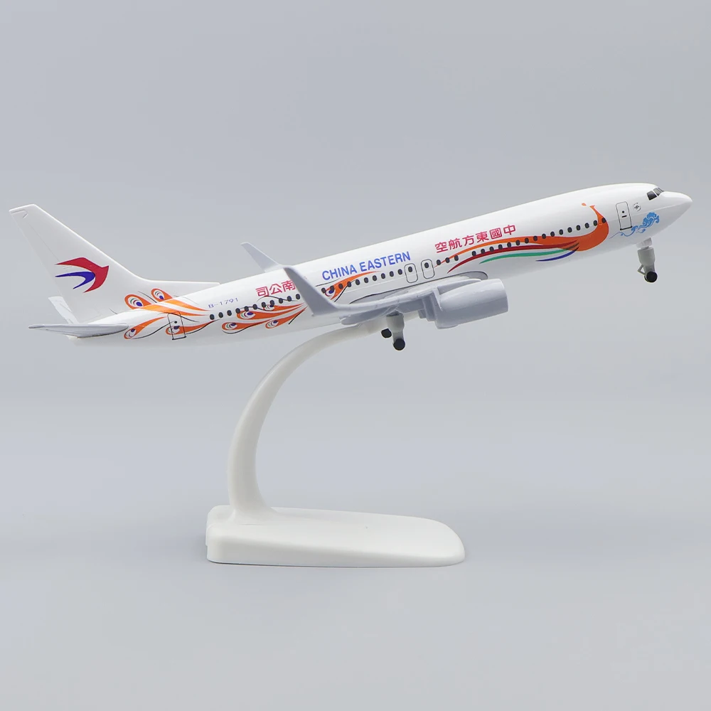 

Metal Aircraft Model 20cm 1:400 Eastern Airlines B737 Metal Replica Alloy Material With Landing Gear Ornament Toy Boy Gift