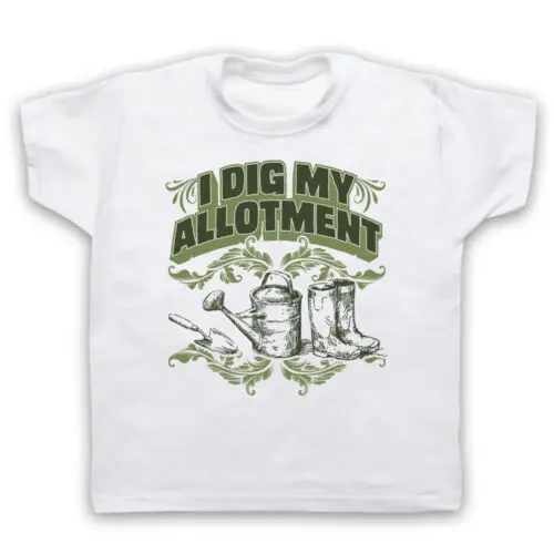 I DIG MY ALLOTMENT GARDENING SLOGAN FUNNY PUN PARODY WOMENS T-SHIRT