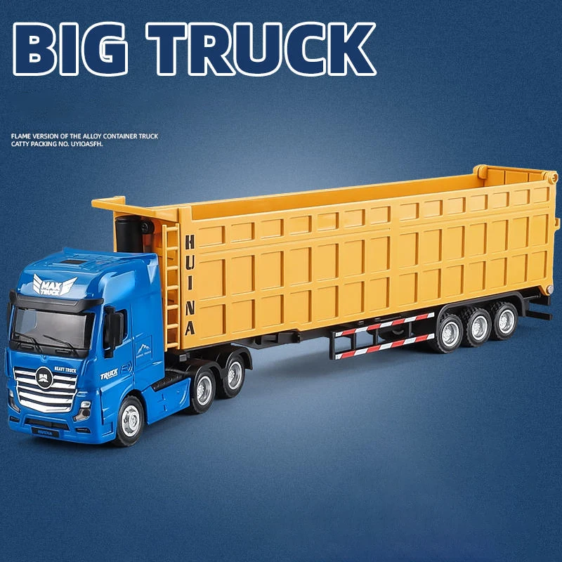 1/50 Diecast Alloy Truck Toy Fuel Tank Car Car Model Removable Engineering Transport Container Lorry Vehicle Toy For Boys