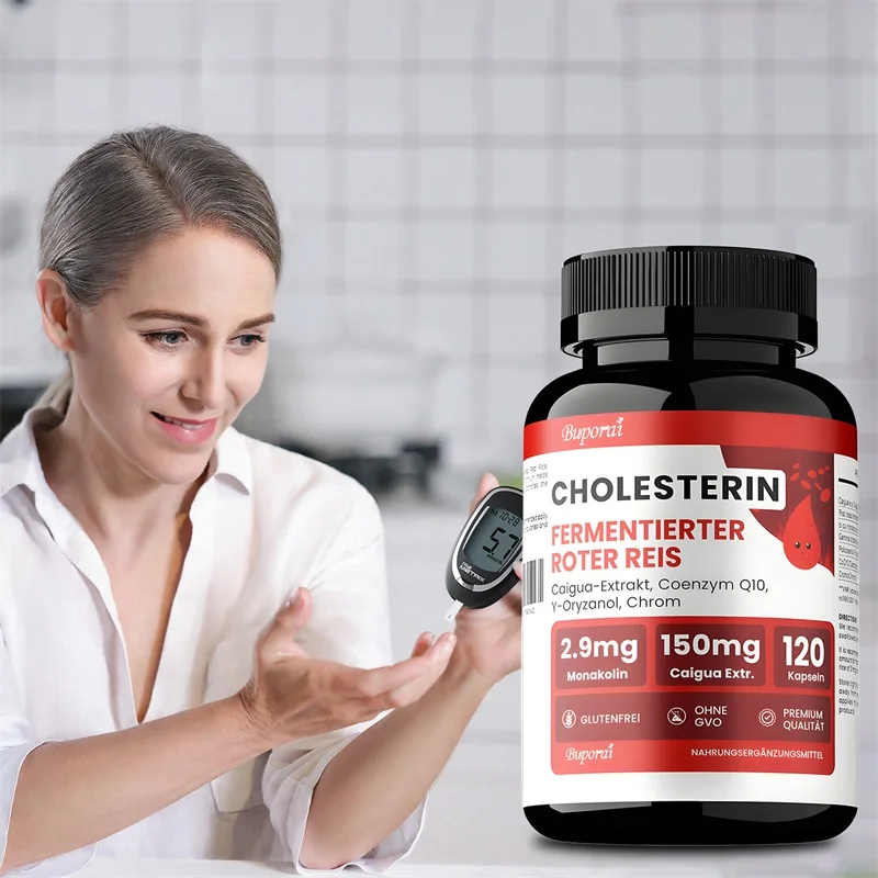 

Cholesterol Support Supplement - Lowers Ldl and Triglycerides, Immune System, Relieves Anxiety Naturally, Adrenal