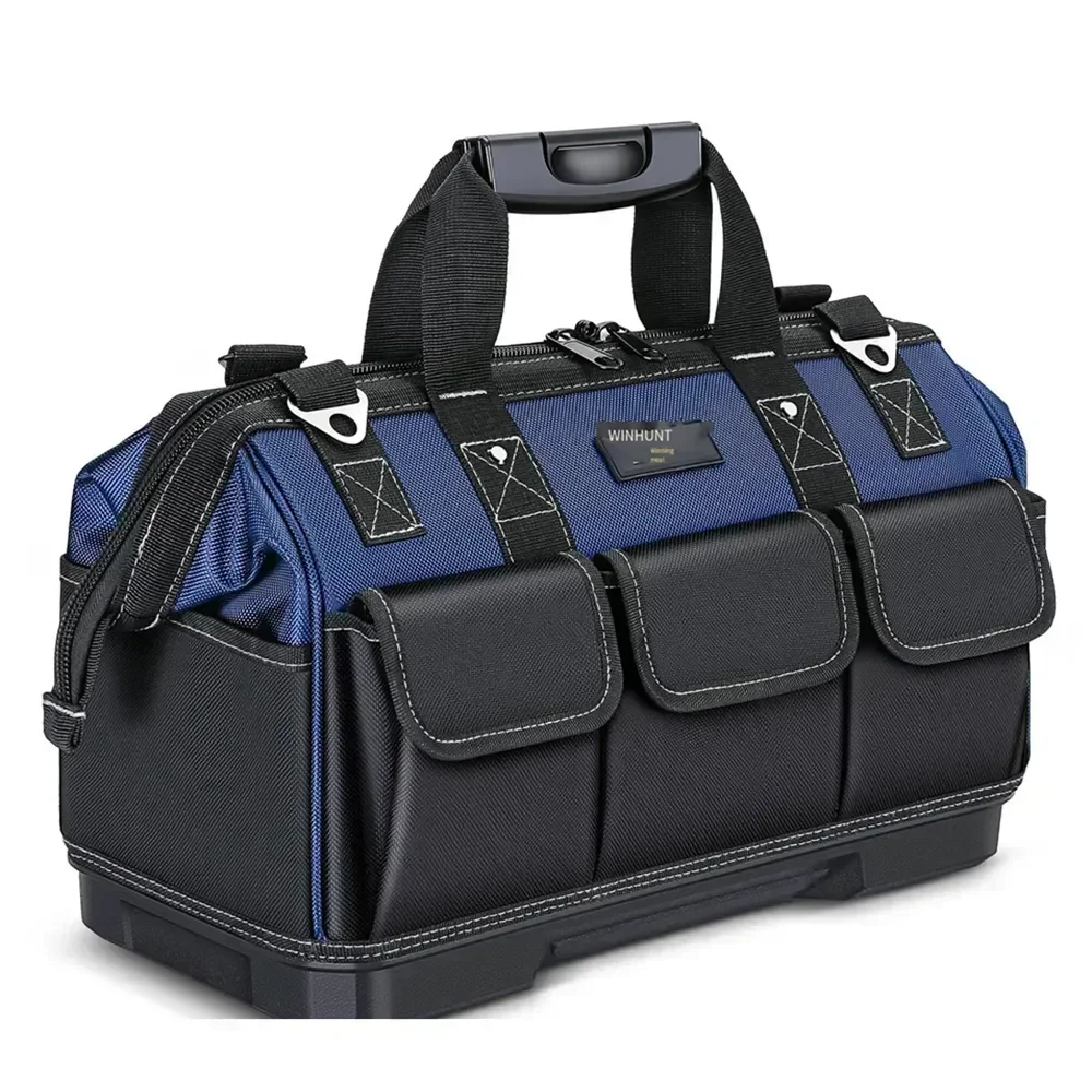 Multi Pockets Tool Bag Organizer Large Electrician Pochete Waterproof Anti-Fall Tool Storage Bag Heavy Duty Hardware Pouch