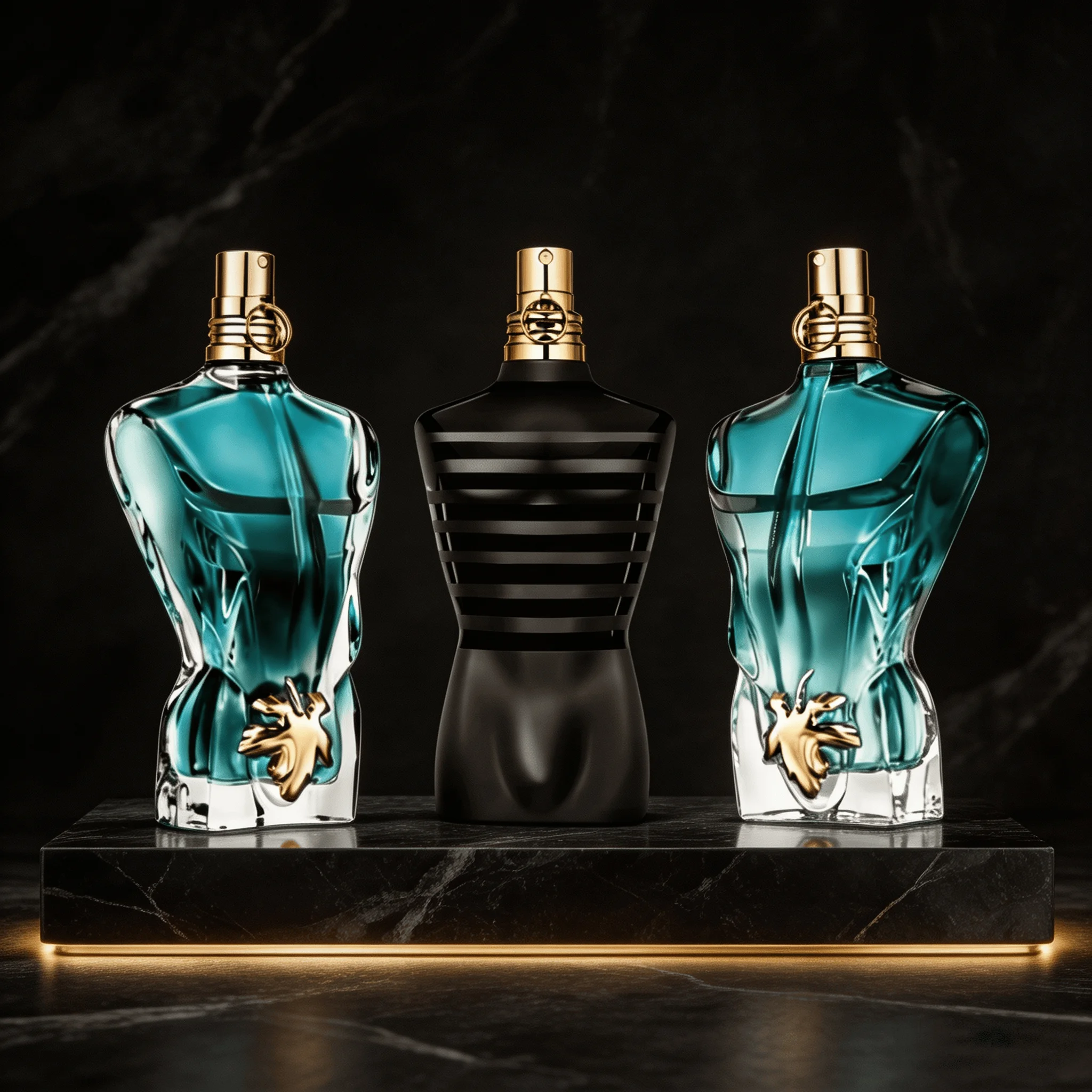 Jean Paul Gaultier Le Male Men’s Perfume Full Collection‑Original, Elixir, Le Parfum Intense, Le Beau Paradise Garden, Long‑Lasting Woody Amber Lavender Luxury Designer Cologne, Ideal for Birthday & Valentine’s Day Gift