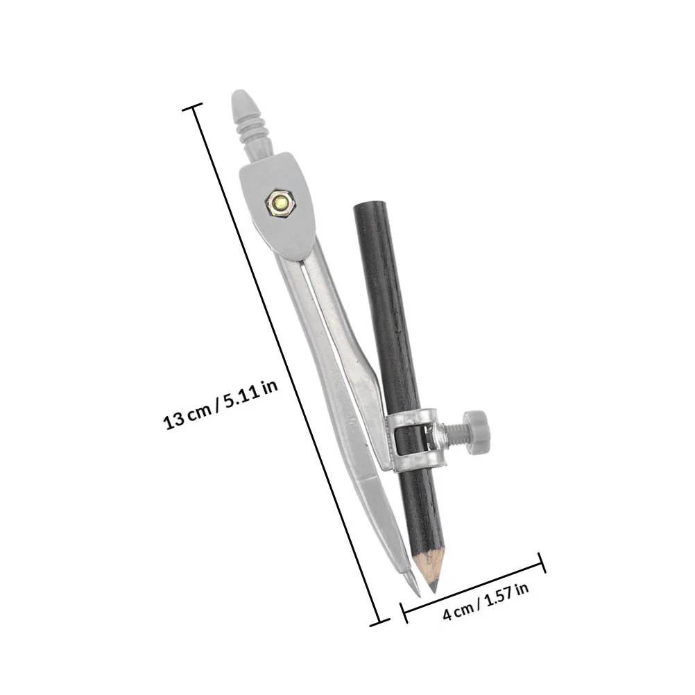 5Pcs Drafting Compass Drawing Tools Kit for School Office Home Accurate Marking Easy Operation Portable Design