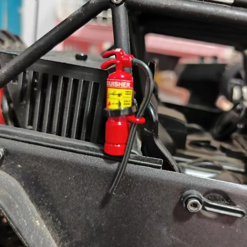 2 Stuks Simulatie Metalen Decoratieve Ornamenten Voor 1/8 1/10 1/12 1/18 Rc Crawler Trx4 Axiale Scx10 D90 Rc Auto deel