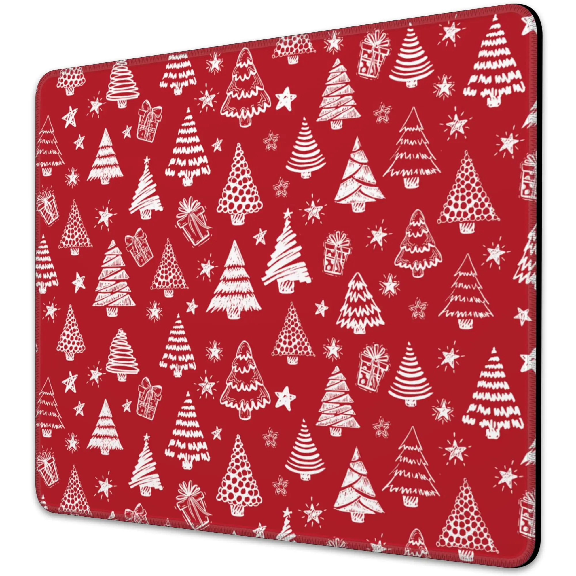 Hot-Selling Christmas Style Printing Square Mouse Pads Comfortable Gaming Mousepad Mouse Mat Keyboard Mats Desk Pad 22x18cm